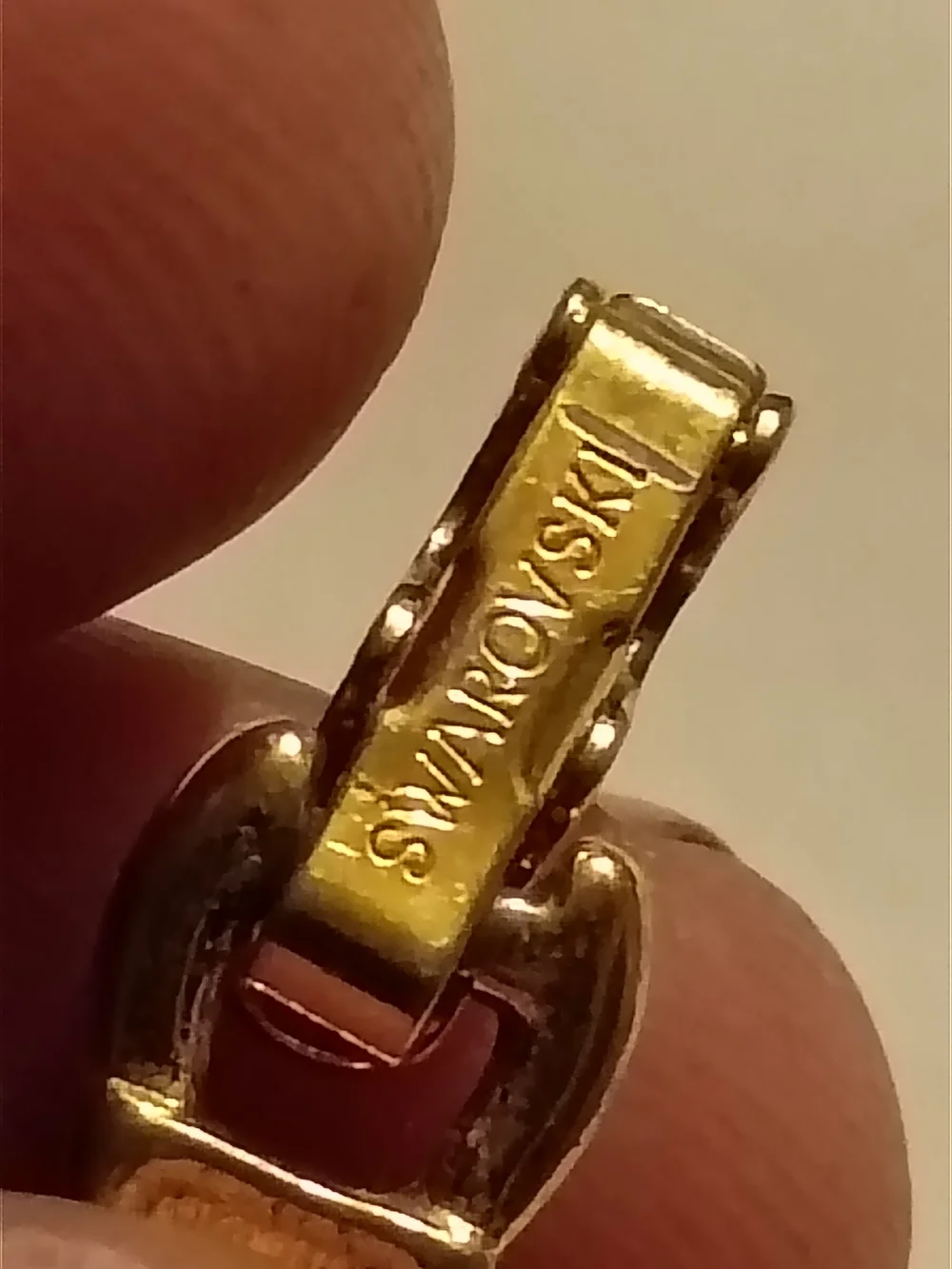 Gold-Tone Rectangular Link Bracelet - Women Swarovski